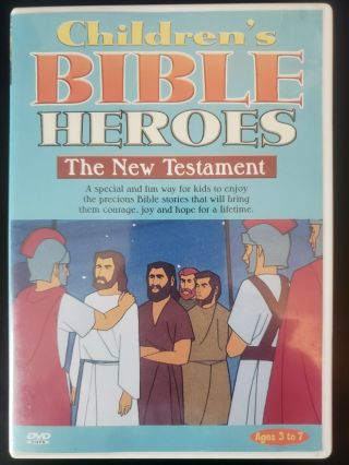 Childrens Heroes Of The Bible: The Testament Rare Kids Dvd Buy 2 Get 1