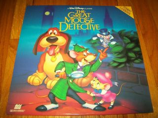 The Great Mouse Detective Laserdisc Ld Very Rare Walt Disney