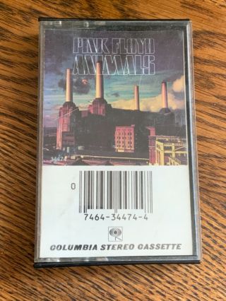 Vintage Pink Floyd Animals Cassette Tape Rare
