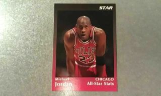 Michael Jordan Star Black Red 1991 Star Company 3 Only 1000 Made Rare