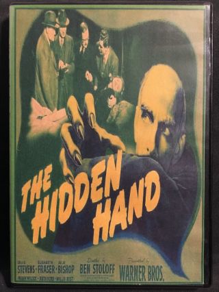 Rare The Hidden Hand - Dvd - 1942 Craig Stevens Elisabeth Fraser Julie Bishop Wb