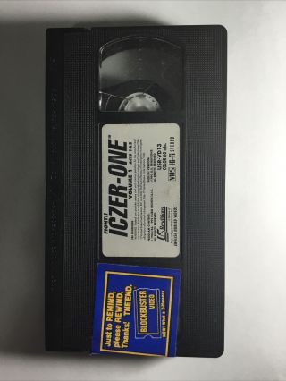 ICZER - ONE English Dubbed Japanese Anime Movie VHS Tapes - Volume 1 Rare 3