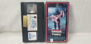 The Return Of Swamp Thing Heather Locklear Vhs Tape & Cover 1989 Rca Horror Rare