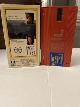 Rachel River (vhs,  1992) - Pamela Reed / Craig T.  Nelson Rare Red Cassette Tape