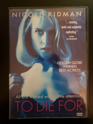 To Die For Rare Dvd Complete With Case & Cover Artwork Buy 2 Get 1