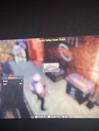 Fallout 76 Ps4 Ps5 100 Pleasant Valley Claim Tickets (fancy Weapons,  Rare Outfits)