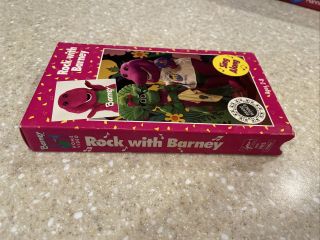 Rock With Barney 1992 VHS - Rare First Release OOP HTF VG 3