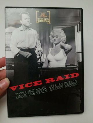 Vice Raid - Mgm Dvd - Mamie Van Doren Factory 1959 Rare Oop