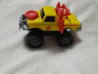Vintage Baywatch Rescue Truck 1990 Rare Grail Hard To Find 90s Cult T.  V.  Show 5 "