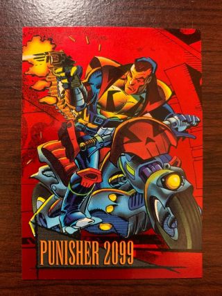 1993 Marvel Sky Box Punisher 2099 6 Red Foil Insert Card,  Rare,  L@@k