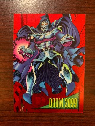 1993 Marvel Sky Box Doom 2099 1 Red Foil Insert Card,  Rare,  L@@k
