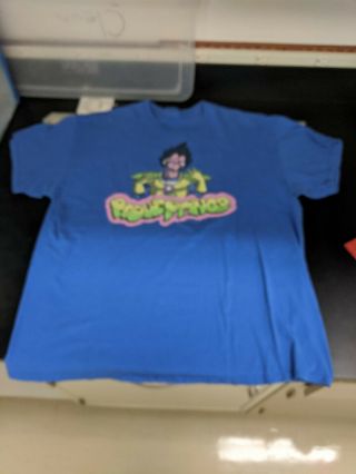 Vintage Dragon Ball Z T Shirt " Proud Prince " Vegeta Saiyan Rare Blue Soft Xl