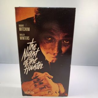 The Night Of The Hunter (vhs,  1991) Rare Cult Horror Thriller