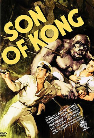 Son Of Kong,  Rare,  Dvd,  Robert Armstrong,  Helen Mack,  Very Good,  1933