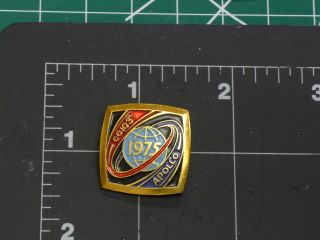 Rare Russian / Soviet Apollo Soyuz 1975 Space Pin 10