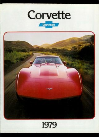 1979 Chevy Corvette Stingray Rare Collectible Dealer Brochure/poster