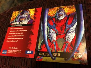 Omega Red 35 - 1995 Fleer Ultra X - Men Heroes Marvel Comics Card (2)