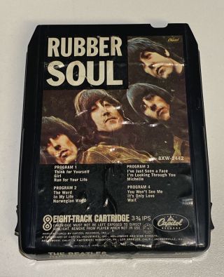 The Beatles • Rubber Soul • Rare 8 Track Tape • Not • Capitol 8xw 2442