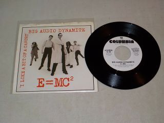 Big Audio Dynatime " E=mc2 " Vinyl 45 Record In Picture Sleeve Rare Re4537