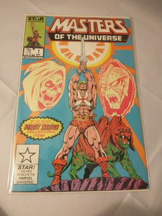 Rare He - Man Masters Of The Universe 1 Star Marvel Comic Key 1986 Motu