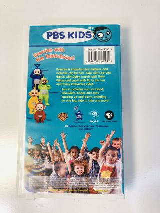 Go Exercise with the TELETUBBIES VHS 2001 RARE Clamshell Case 2