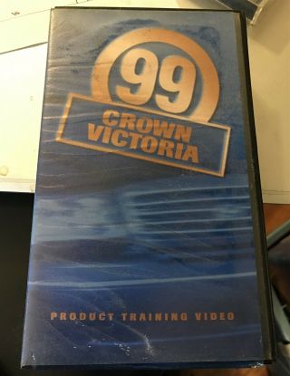 1999 Ford Crown Victoria Rare Promotional Dealer Promo Vhs Video Tape