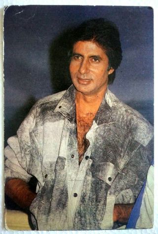 Bollywood Actor - Amitabh Bachchan - Rare Post Card Postcard