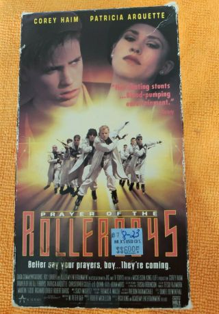 Rare Prayer Of The Rollerboys Vhs Sci - Fi Corey Haim Patricia Arquette (rmc1)