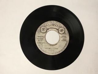 Rare Reggae 45 I Roy Sister Mary Breast / Step On The Dragon Observer Label