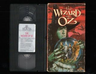 The Wizard Of Oz Vhs Mgm Home Video Rare Wicked Witch Red Cover