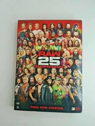 Wwe: Raw - 25th Anniversary (dvd,  2018,  3 - Disc Set) Wwf Like Rare