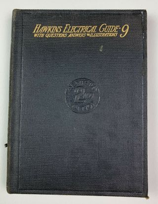 Vintage 1917 Hawkins Electrical Guide 9 2nd Edition Rare Railways Vehicles More