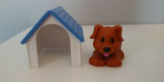 Fisher Price Little People 2002 Doghouse & Dog Home House Mc Donald 