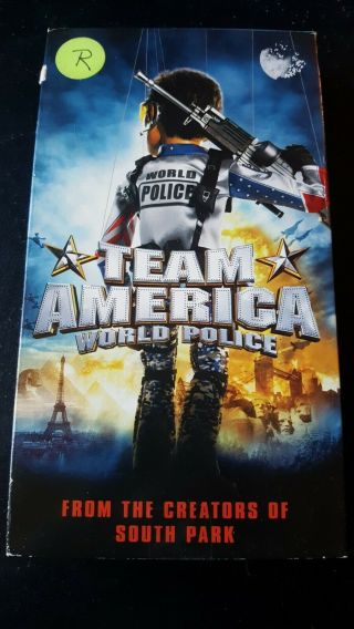 Team America: World Police (vhs,  2005) Rare Late Release Cult Classic South Park