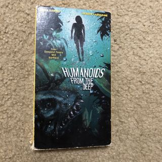 Humanoids From The Deep (vhs) Horror Rare Htf 1997 Carradine Samms