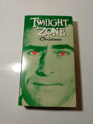 Twilight Zone Christmas Night Of The Meek Rare 1992 Vtg Vhs Cbs Fox Video B & W