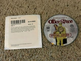 Office Space Dvd Rare Blockbuster Rental By Mail Sleeve No Artwork Mike Judge