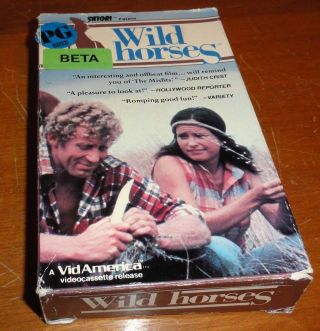Wild Horses Beta Movie Tape Oop Rare 1984 Keith Aberdein John Bach Robyn Gibbes