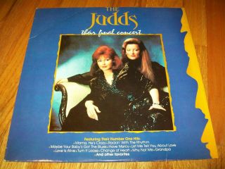 The Judds - Their Final Concert Laserdisc Ld Rare Music