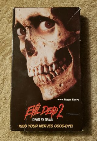 Evil Dead 2 Dead By Dawn Vhs - Bruce Campbell Sam Raimi Horror Cult 80s Rare
