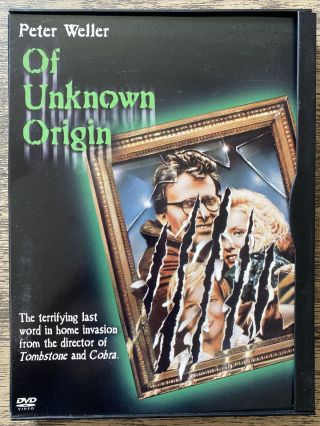 Of Unknown Origin (dvd,  2003) Orig 1983 Peter Weller Film Rare Oop Usa Region 1