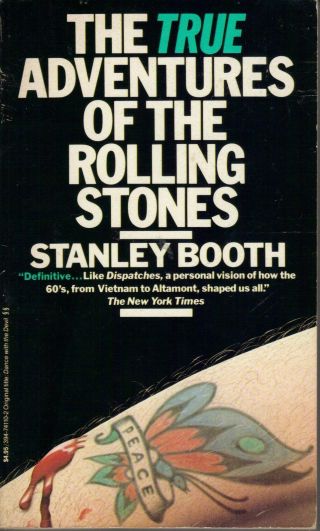 The Rolling Stones The True Adventures Of Rare Paperback Book From 1985