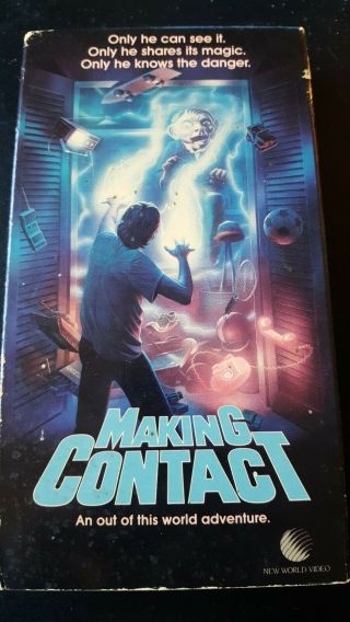 Making Contact (vhs,  1986) Rare Cult Classic Sci - Fi Film