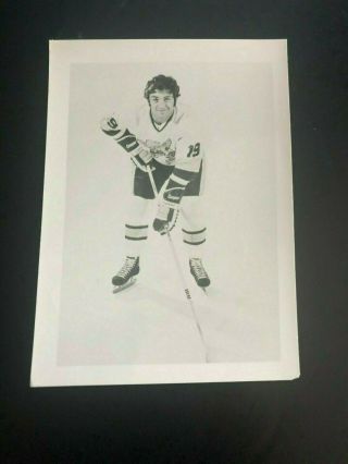 Rare 1973 - 74 Rick Smith Minnesota Fighting Saints Photo Postcard Nmt Wha