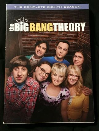 The Big Bang Theory Complete 8th Season Dvd Rare Oop Tv Show 2015