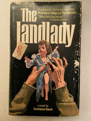 The Landlady Constance Rauch Horror Paperbacks From Hell Rare 1976 Book Thriller
