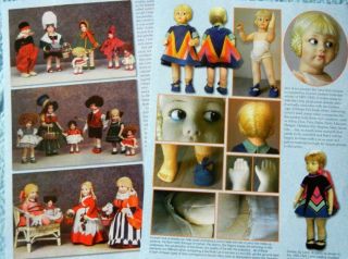 Rare History Article - Antique Early Lenci - type Cloth Dolls of Bambole Lena 2