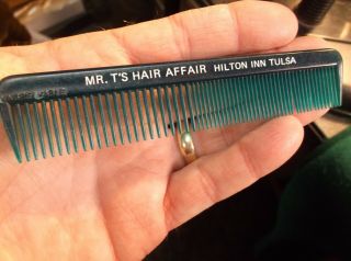 Rare Old Vtg Green Plastic Comb " Mr.  T 