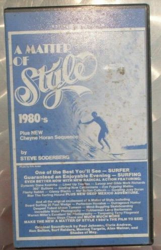 A Matter Of Style 1980 
