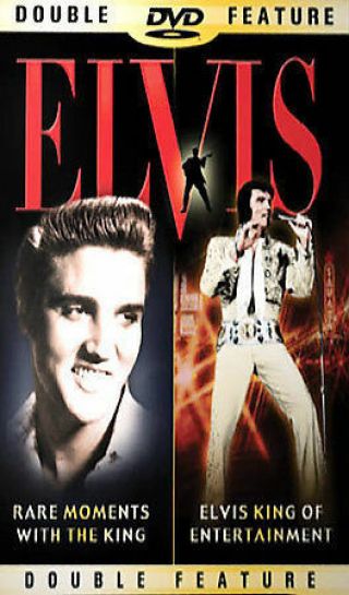 Elvis Double Feature Dvd Rare Moments With The King Elvis King Of Entertainment